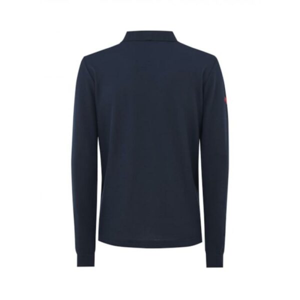 WoolLand-WoolLand--Kristiansand-pique-shirt-Blue-Ink-Men-Long-sleeve-399006-Geilo-Sport-2