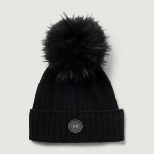 Monel St. Moritz Beanie w-fur pom M215C01-900 Geilo Sport 1