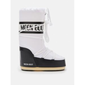 Moon Boot Nylon Dame- Sort/ Hvit