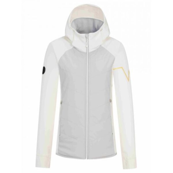 WoolLand WoolLand Besseggen jacket Woman Grey-white 544003 Geilo Sport 1